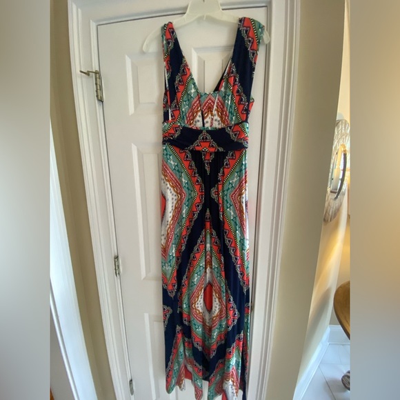 Long (stretch) “tribal” maxi from anthropology - Picture 5 of 5